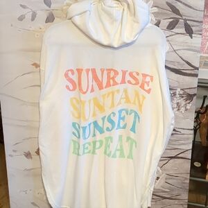 Maurices White Graphic Hoodie